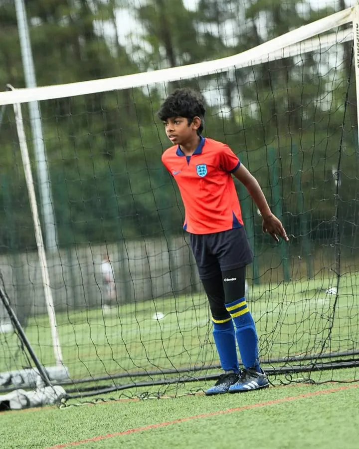 Children at a uSports football holiday camp