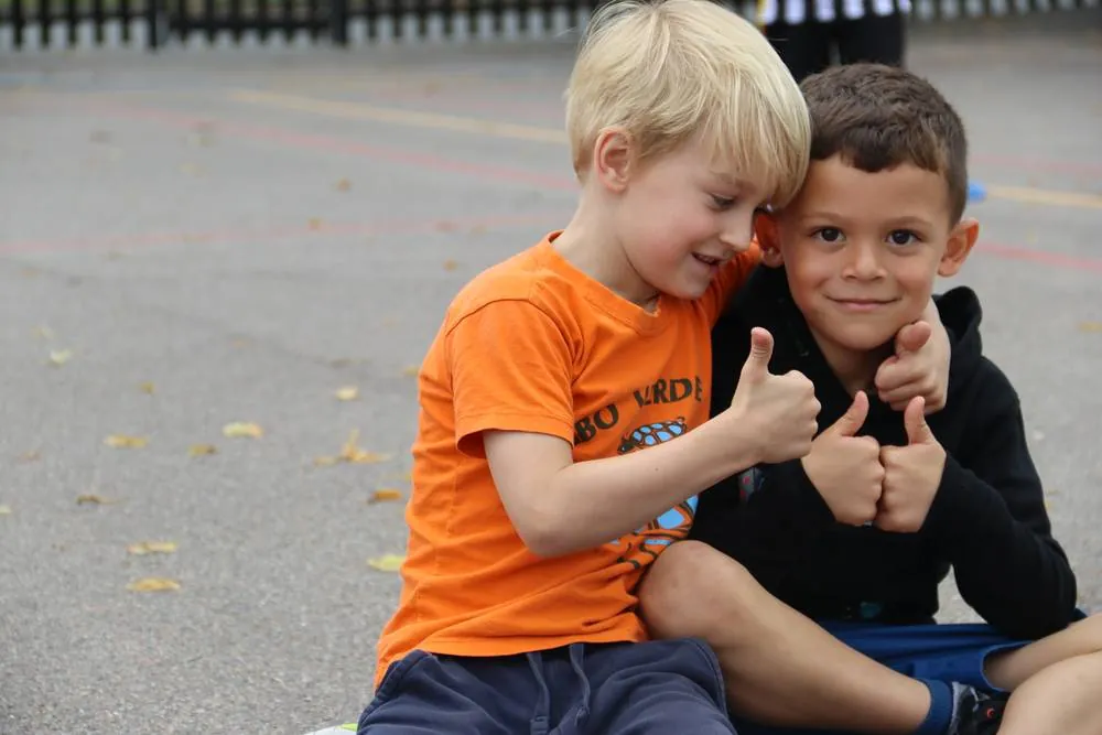 Children at a uSports holiday camp