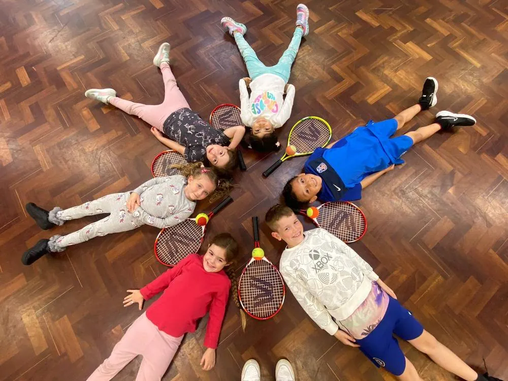 Children at a uSports holiday camp