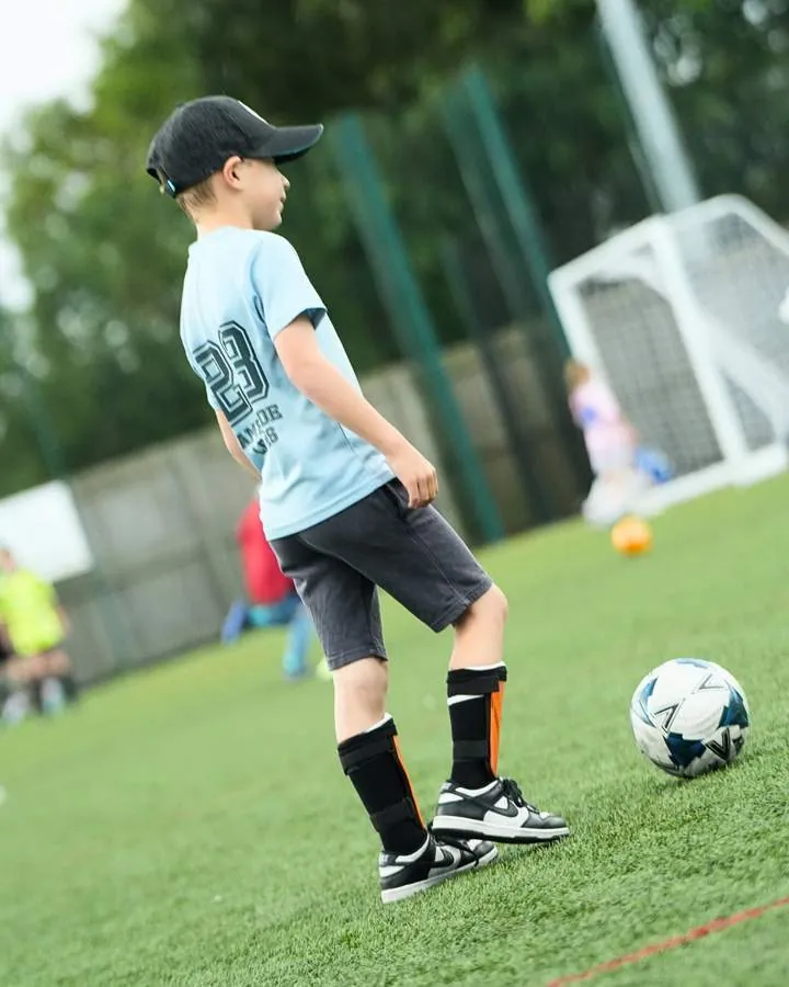 Children at a uSports football holiday camp