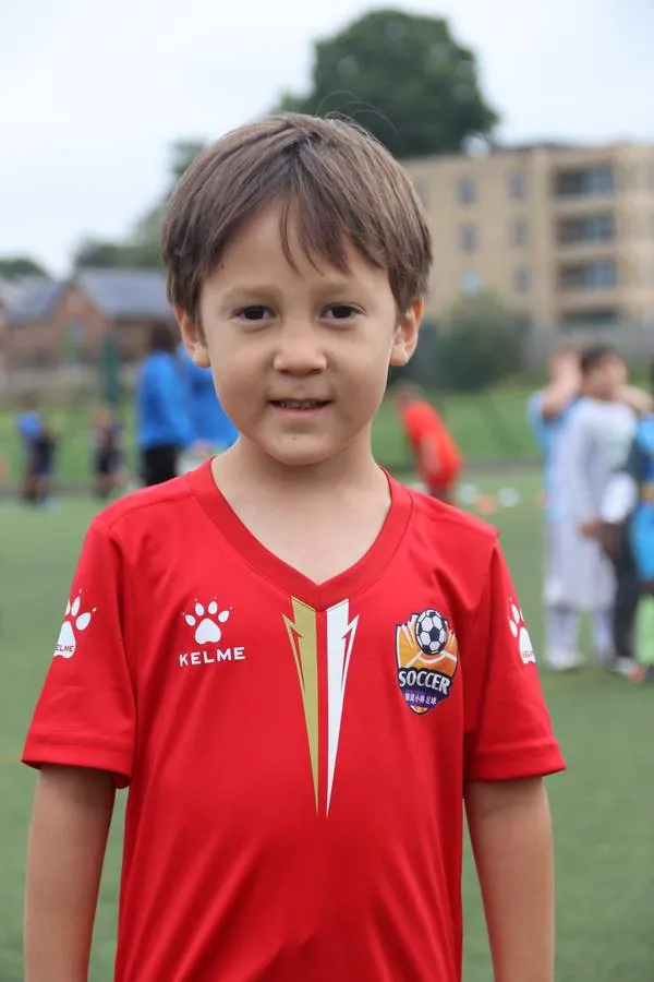 Children at a uSports football holiday camp