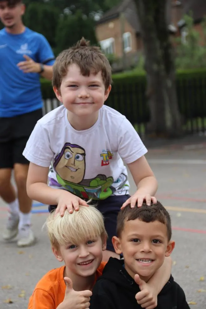 Children at a uSports holiday camp